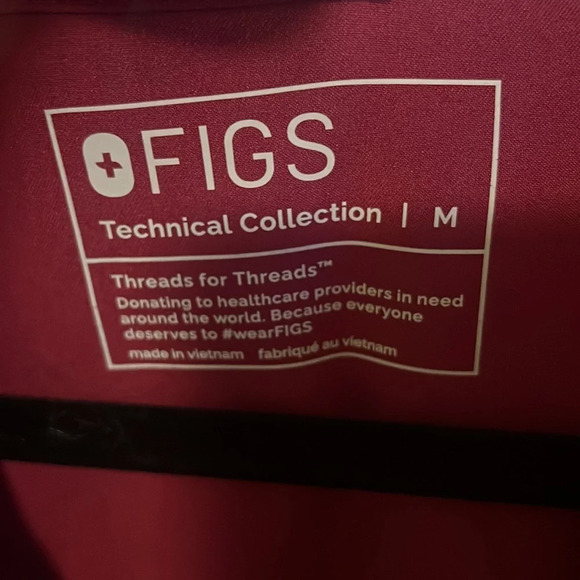 Figs Casma Top Pink | Size M - Picture 4 of 4